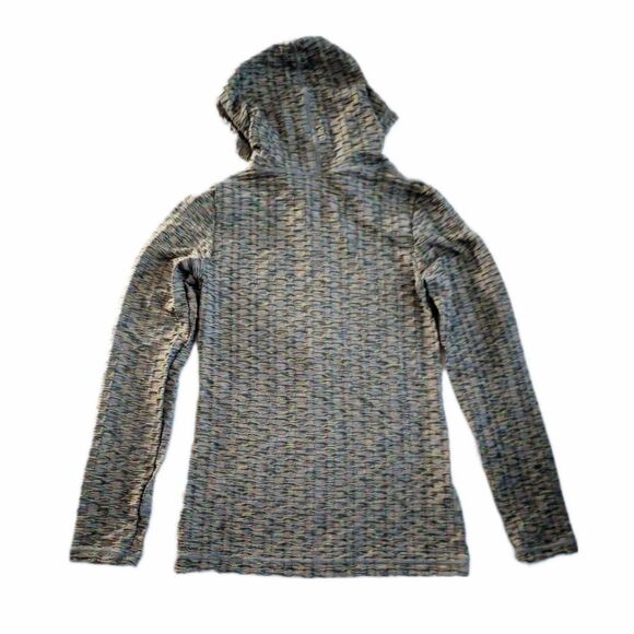 Athletic Abstract Diamond Pattern Pastel Zip Up Hoodie sz L Juniors - Picture 2 of 7